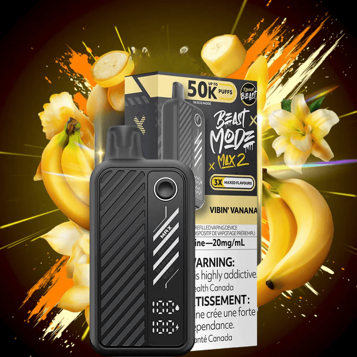 Flavour Beast Max 2 50k Disposable Vape-Vibin Vanana Vape Superstore  Saskatchewan Canada