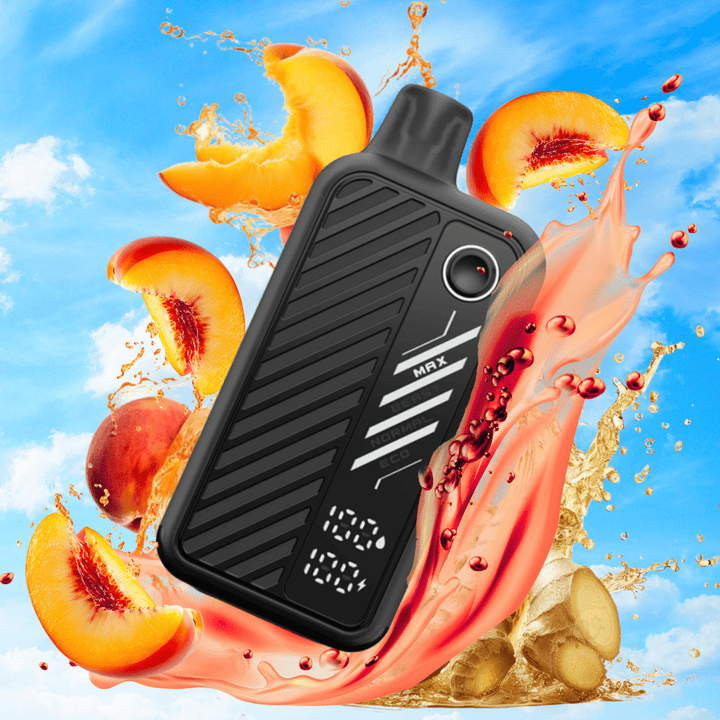 Flavour Beast Max 2 Disposable Vape-Peach Canada D ICED 50000 Puffs / 20mg Vapexcape Vape and Bong Shop Regina Saskatchewan