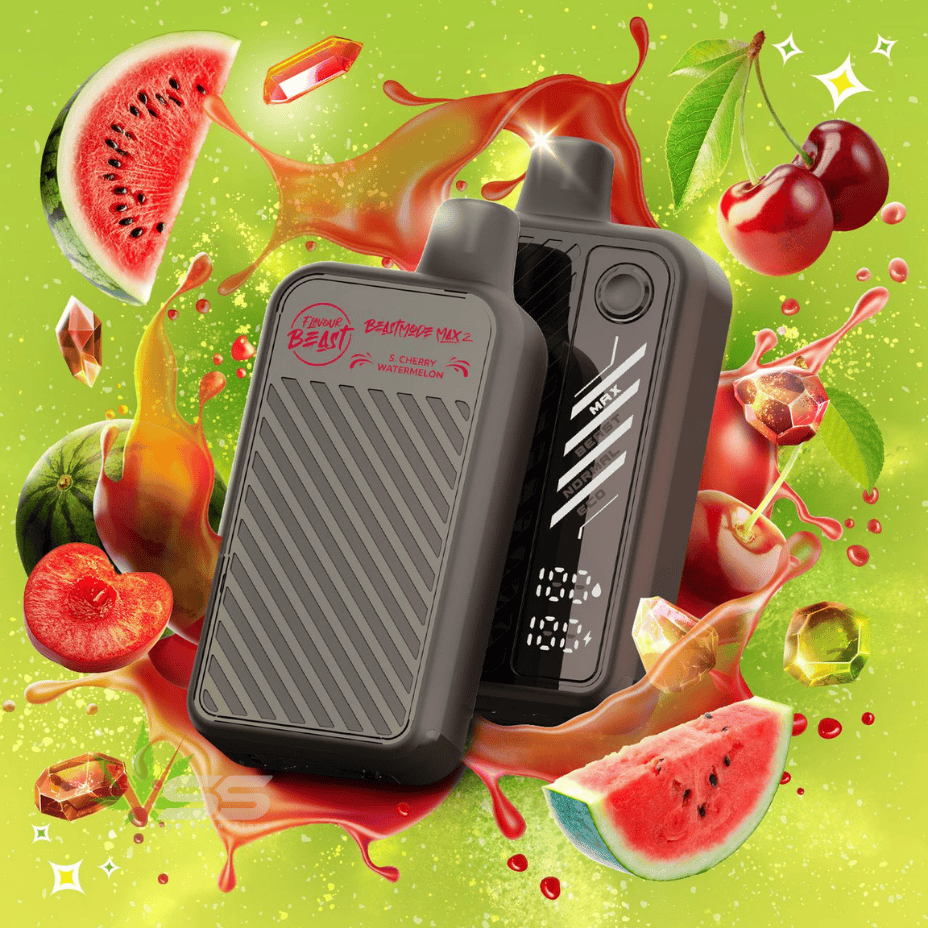 Flavour Beast Mode Max 2 50k Disposable Vape Gushin S. Cherry Watermelon Vape Superstore  Saskatchewan Canada