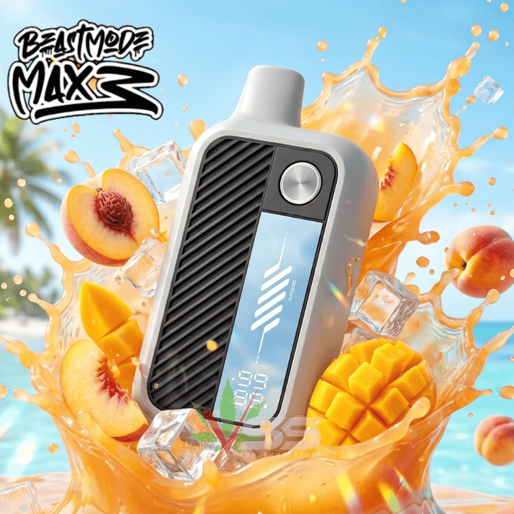 Flavour Beast Mode Max 3 60K Disposable Vape - Epic Peach Mango Ice 60000 Puffs / 20mg Vape Superstore  Saskatchewan Canada