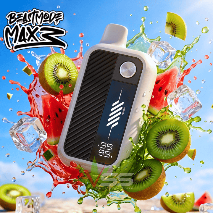 Flavour Beast Mode Max 3 60K Disposable Vape - Epic Watermelon Kiwi Ice 60000 Puffs / 20mg Vape Superstore  Saskatchewan Canada