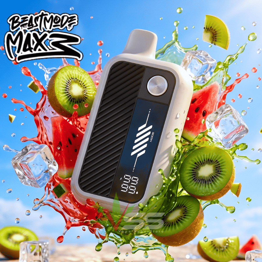 Flavour Beast Mode Max 3 60K Disposable Vape - Epic Watermelon Kiwi Ice 60000 Puffs / 20mg Vape Superstore  Saskatchewan Canada