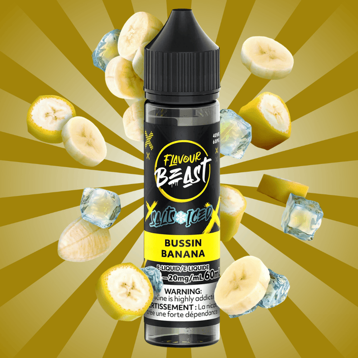 Flavour Beast Salt 60ml - Bussin Banana Iced 60ml / 20mg Vape Superstore  Saskatchewan Canada