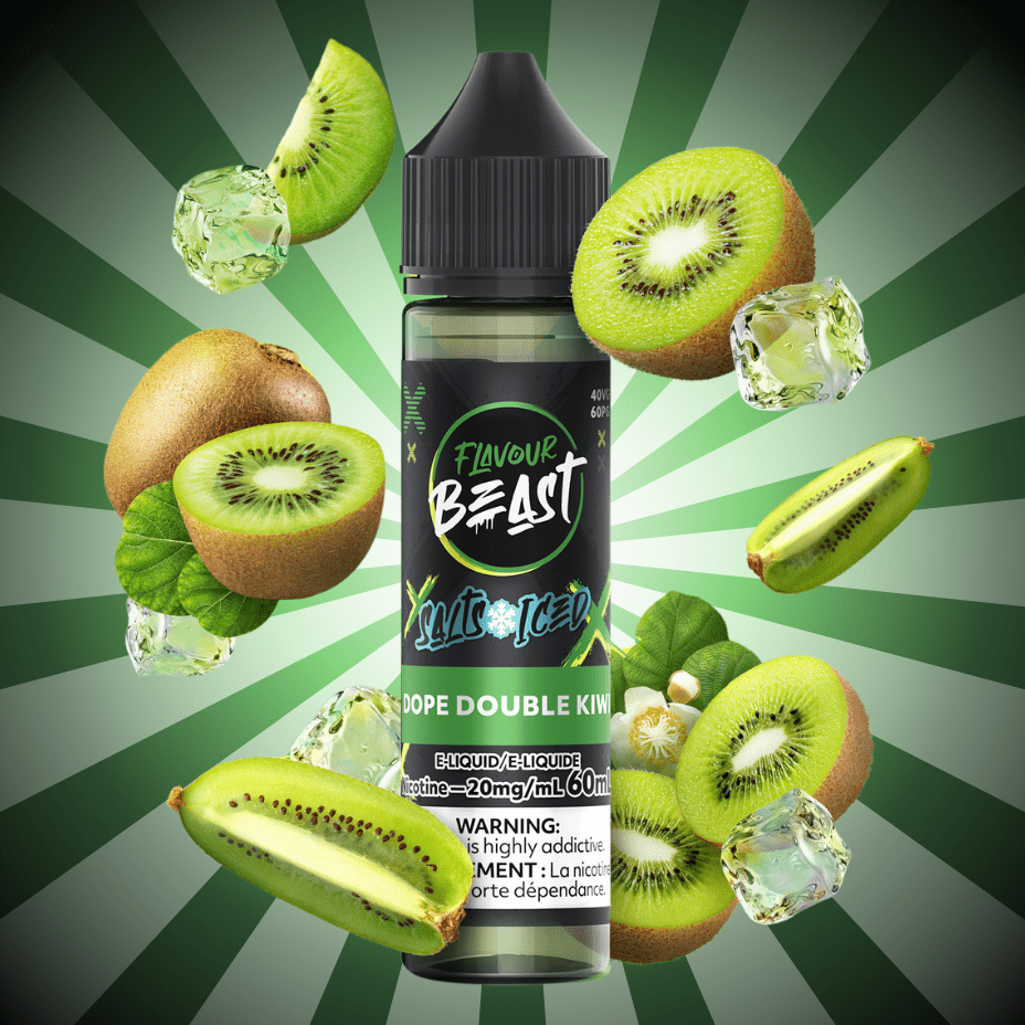 Flavour Beast Salt 60ml-Dope Double Kiwi 60mL / 20mg Vape Superstore  Saskatchewan Canada