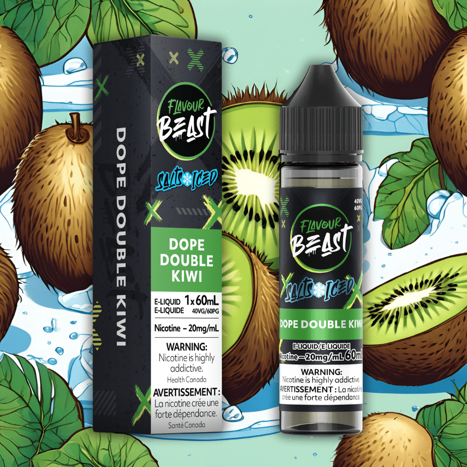 Flavour Beast Salt 60ml-Dope Double Kiwi 60mL / 20mg Vape Superstore  Saskatchewan Canada