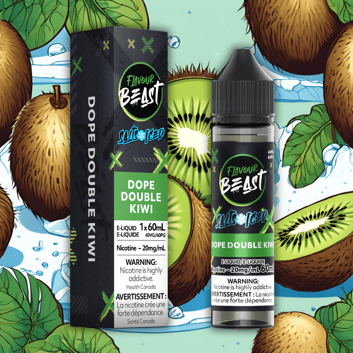 Flavour Beast Salt 60ml-Dope Double Kiwi 60mL / 20mg Vape Superstore  Saskatchewan Canada
