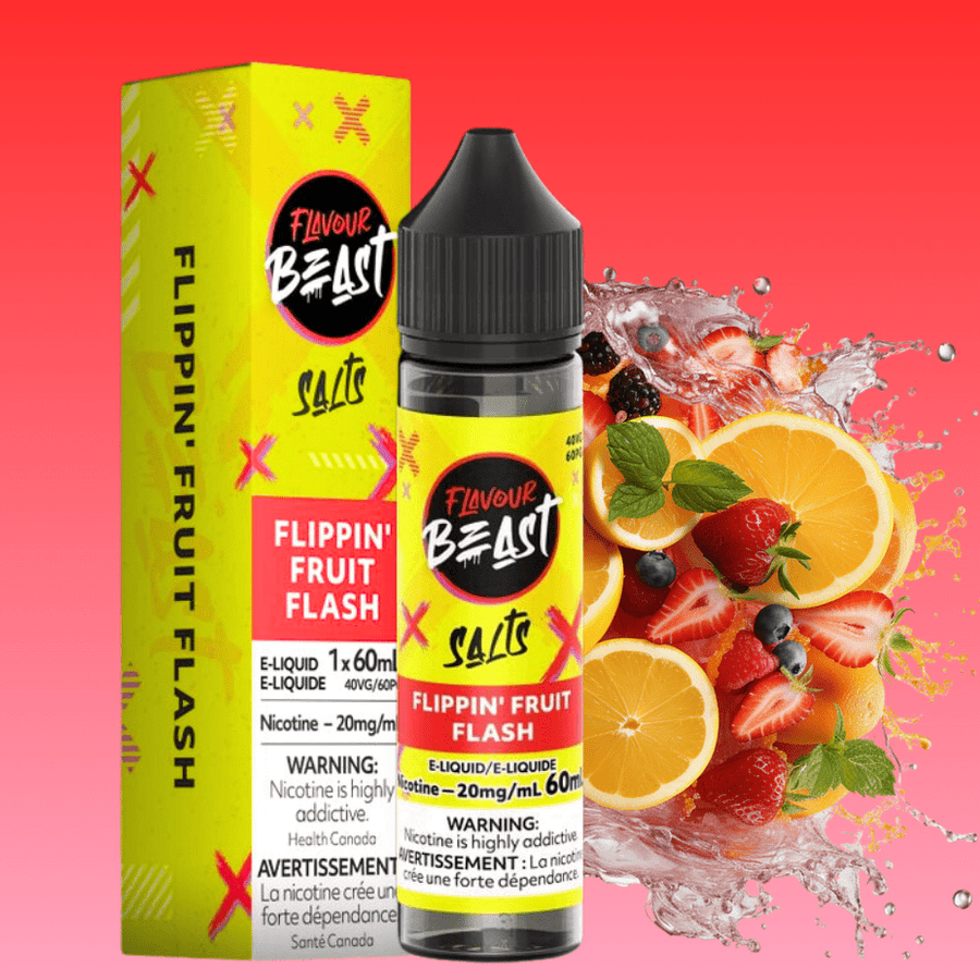 Flavour Beast Salt-Flippin' Fruit Flash-60ml 60ml / 20mg Vapexcape Vape and Bong Shop Regina Saskatchewan