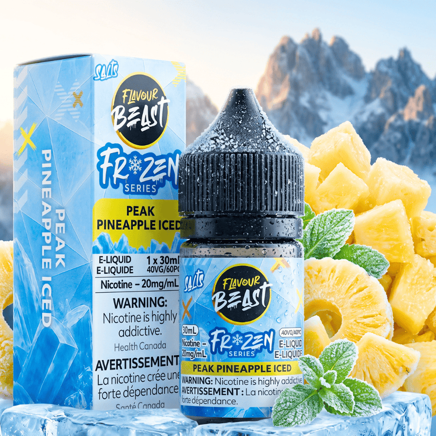 Flavour Beast Salt Frozen-Peak Pineapple Iced 30mL / 20mg Vape Superstore  Saskatchewan Canada