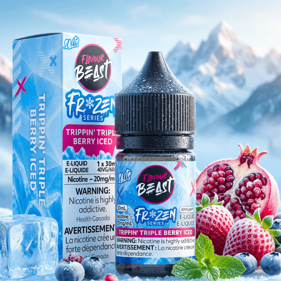 Flavour Beast Salt Frozen-Triple Berry 30mL / 20mg Vape Superstore  Saskatchewan Canada