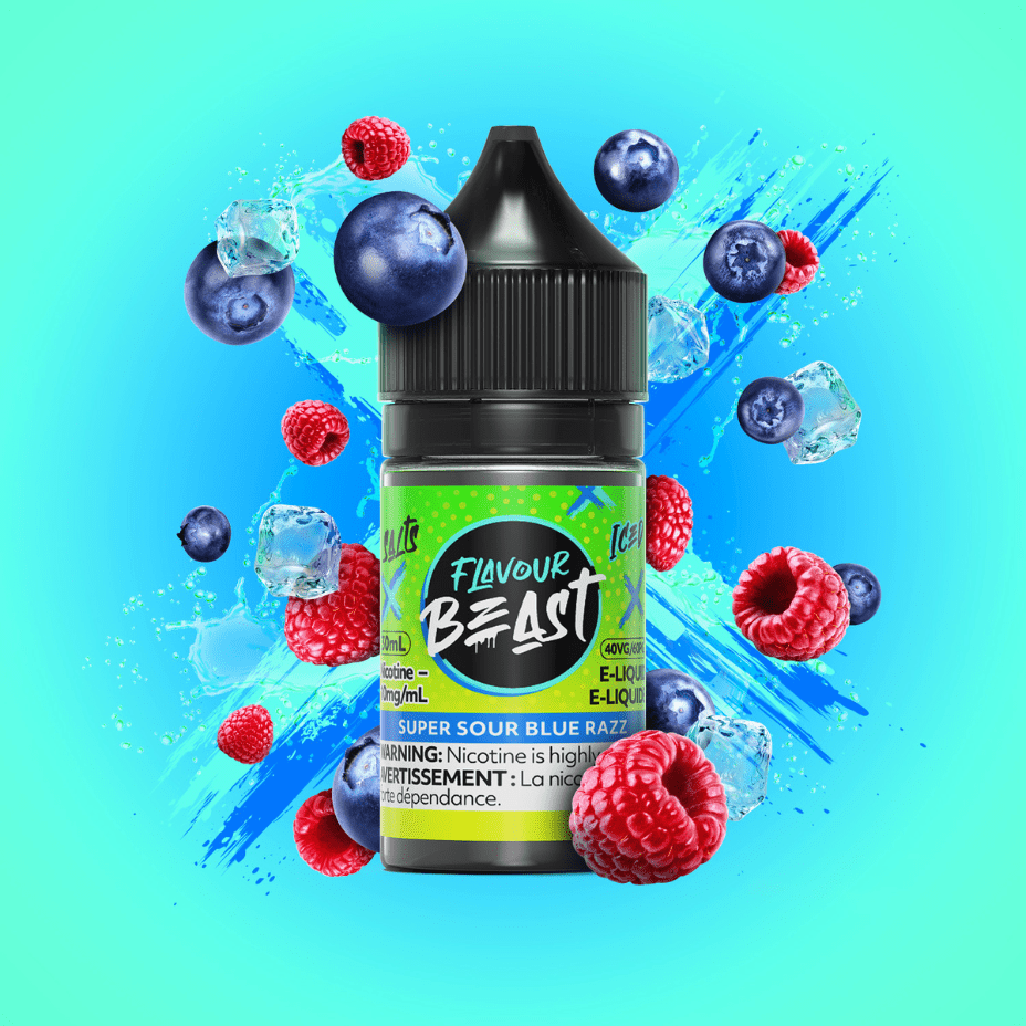 Flavour Beast Salt - Super Sour Blue Razz 30ml 30ml Vape Superstore  Saskatchewan Canada
