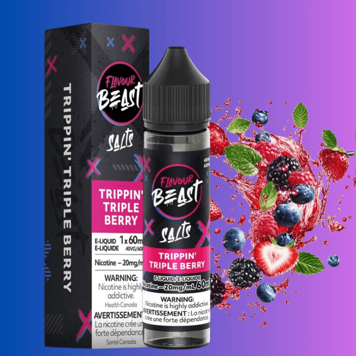 Flavour Beast Salt-Trippin' Triple Berry-60ml 60ml / 20mg Vape Superstore  Saskatchewan Canada