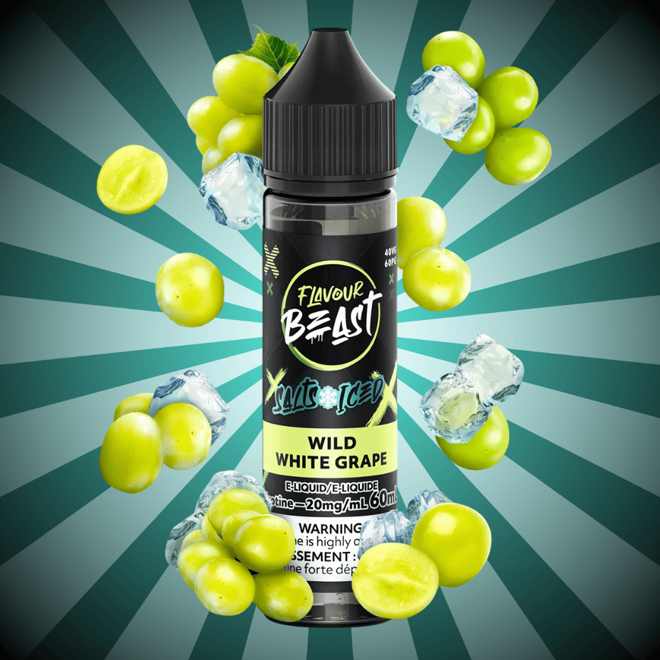 Flavour Beast Salt-Wild White Grape-60ml 60ml / 20mg Vape Superstore  Saskatchewan Canada