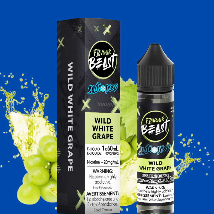 Flavour Beast Salt-Wild White Grape-60ml 60ml / 20mg Vapexcape Vape and Bong Shop Regina Saskatchewan