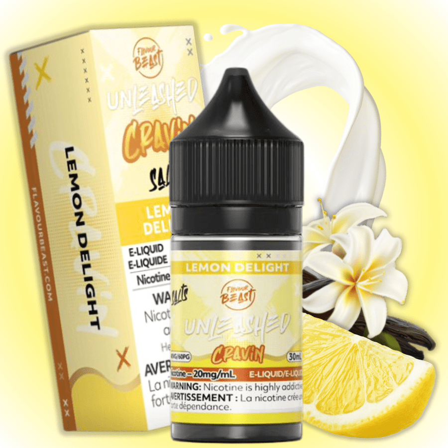 Flavour Beast Unleashed Cravin Salts-Lemon Delight - Canada Vapexcape Vape SuperStore-Vape & Bong Shop Flavour Beast Unleashed Cravin Salts-Lemon Delight - Canada Vapexcape Vape SuperStore-Vape & Bong Shop