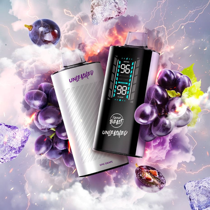 Flavour Beast Unleashed DCP 20K Disposable Vape - Epic Grape Vape Superstore  Saskatchewan Canada