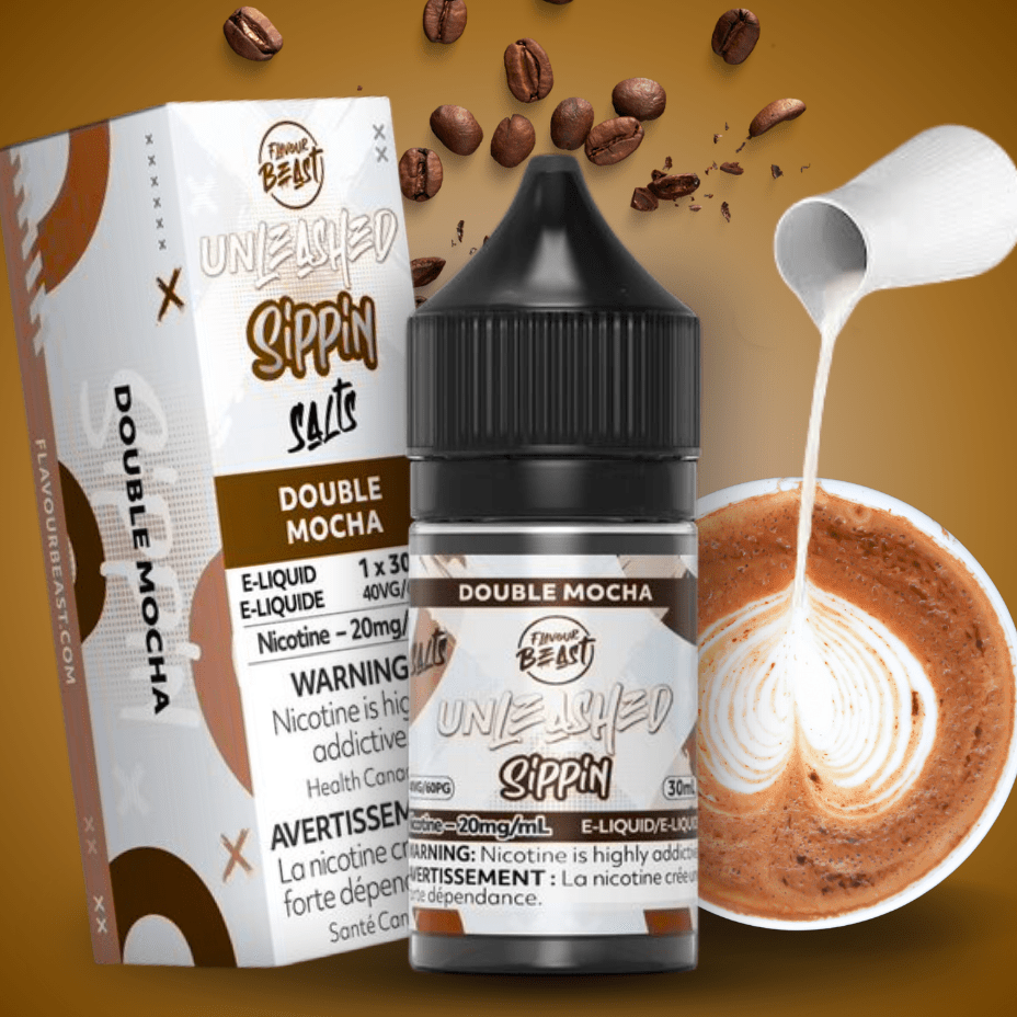 Flavour Beast Unleashed Sippin Salts-Double Mocha 30ml / 20mg Vape Superstore  Saskatchewan Canada