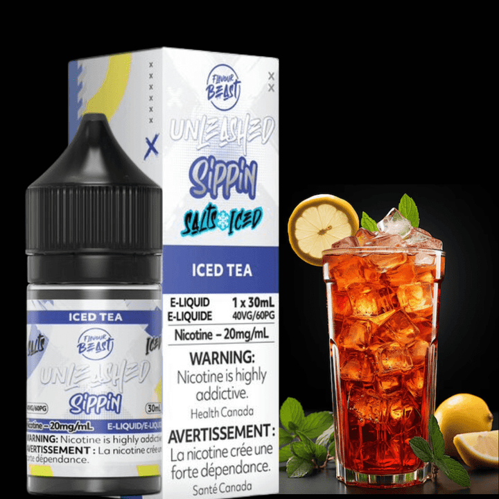 Flavour Beast Unleashed Sippin Salts-Iced Tea 30ml / 20mg Vape Superstore  Saskatchewan Canada