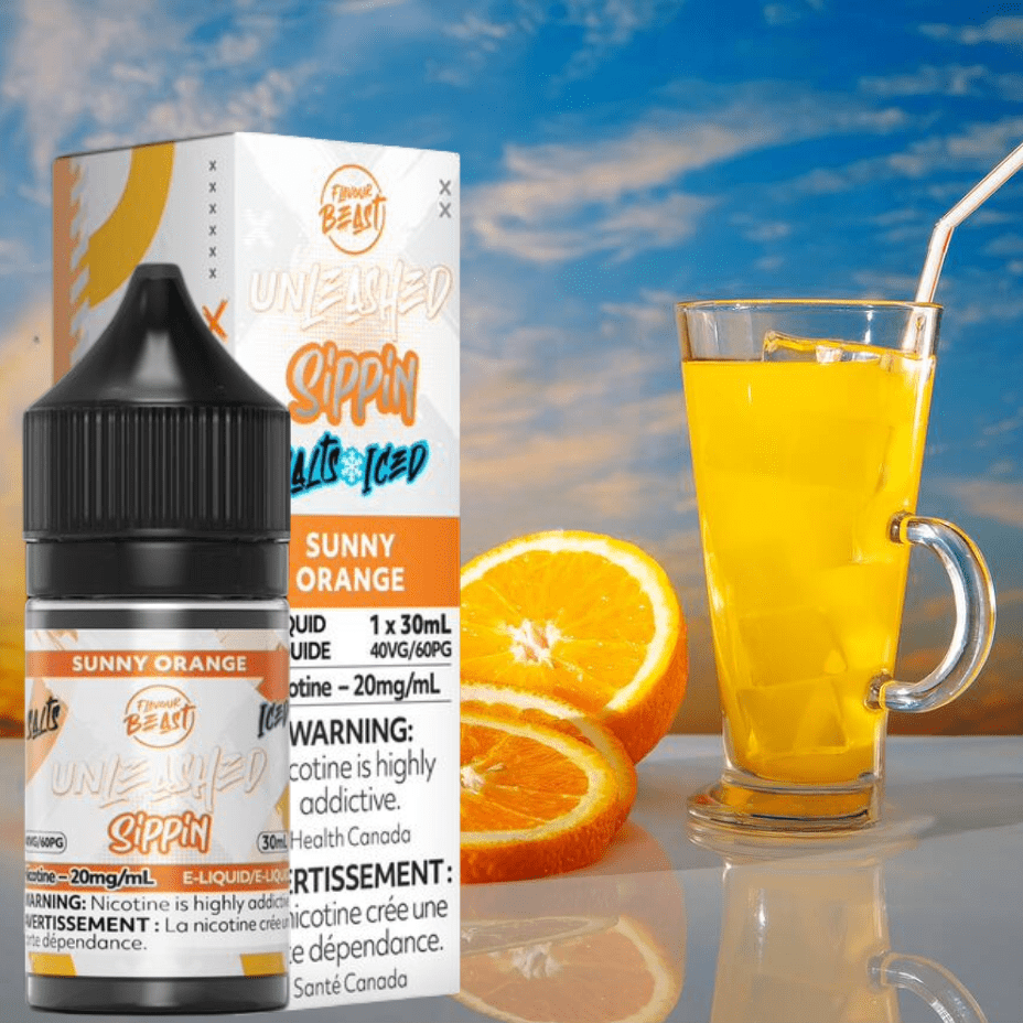 Flavour Beast Unleashed Sippin Salts-Sunny Orange 30ml / 20mg Vape Superstore  Saskatchewan Canada