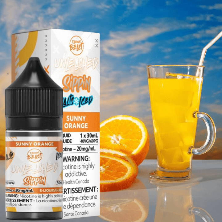 Flavour Beast Unleashed Sippin Salts-Sunny Orange 30ml / 20mg Vape Superstore  Saskatchewan Canada