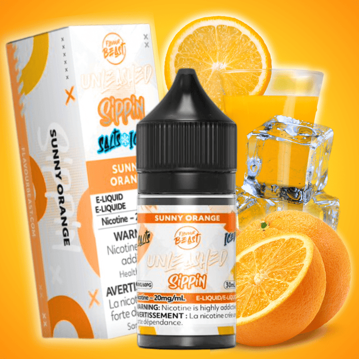 Flavour Beast Unleashed Sippin Salts-Sunny Orange 30ml / 20mg Vape Superstore  Saskatchewan Canada