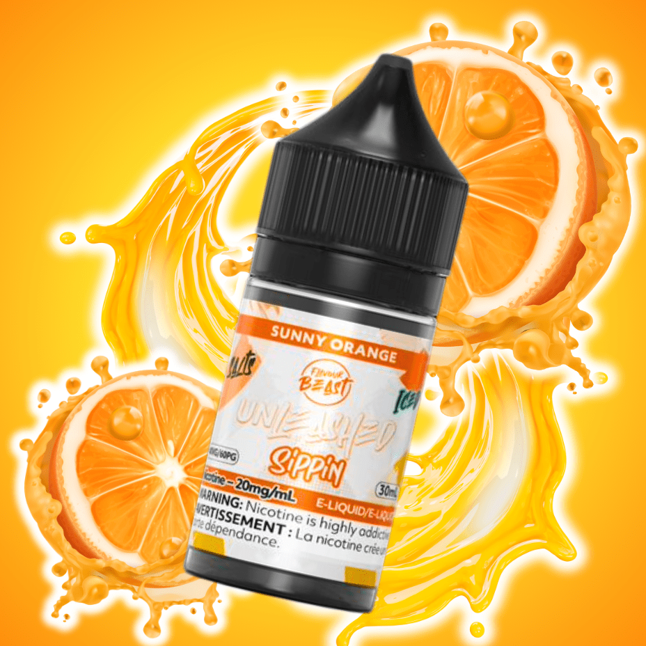 Flavour Beast Unleashed Sippin Salts-Sunny Orange 30ml / 20mg Vape Superstore  Saskatchewan Canada
