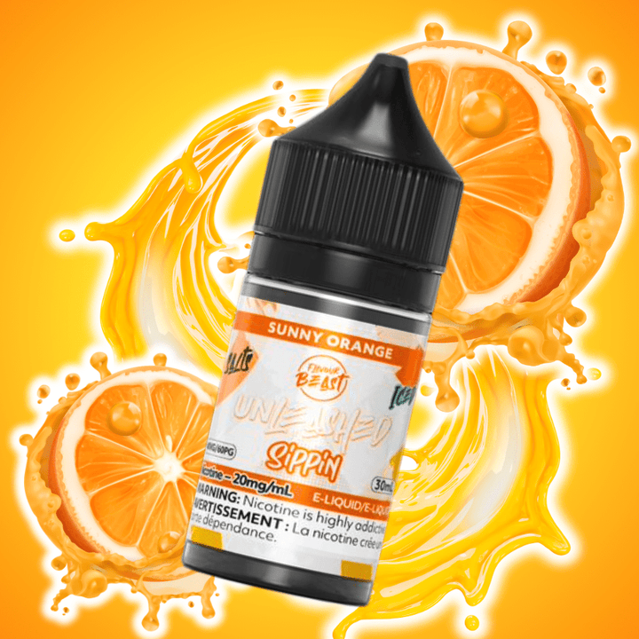 Flavour Beast Unleashed Sippin Salts-Sunny Orange 30ml / 20mg Vape Superstore  Saskatchewan Canada