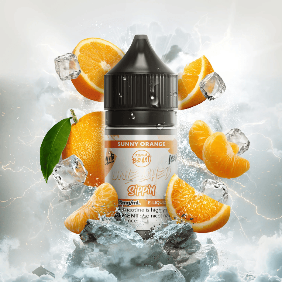Flavour Beast Unleashed Sippin Salts-Sunny Orange 30mL / 20mg Vape Superstore  Saskatchewan Canada