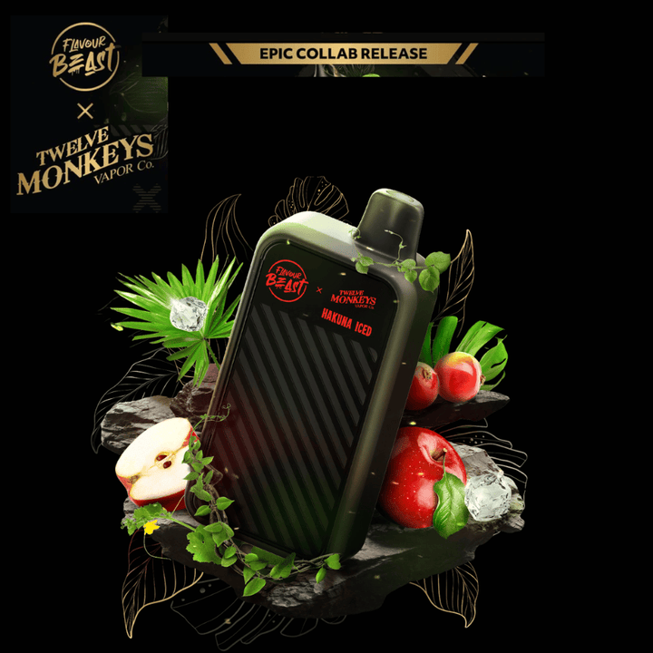 Flavour Beast X 12 Monkeys Beast Mode Max 2 50K Disposable-Hakuna Iced Vape Superstore  Saskatchewan Canada