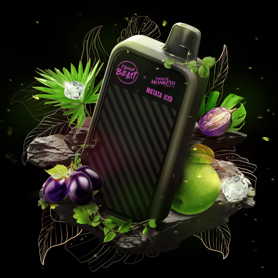 Flavour Beast X 12 Monkeys Beast Mode Max 2 50K Disposable-Matata Iced Vape Superstore  Saskatchewan Canada