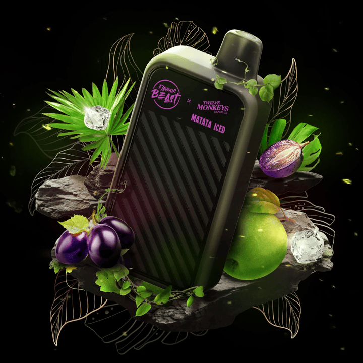 Flavour Beast X 12 Monkeys Beast Mode Max 2 50K Disposable-Matata Iced Vape Superstore  Saskatchewan Canada