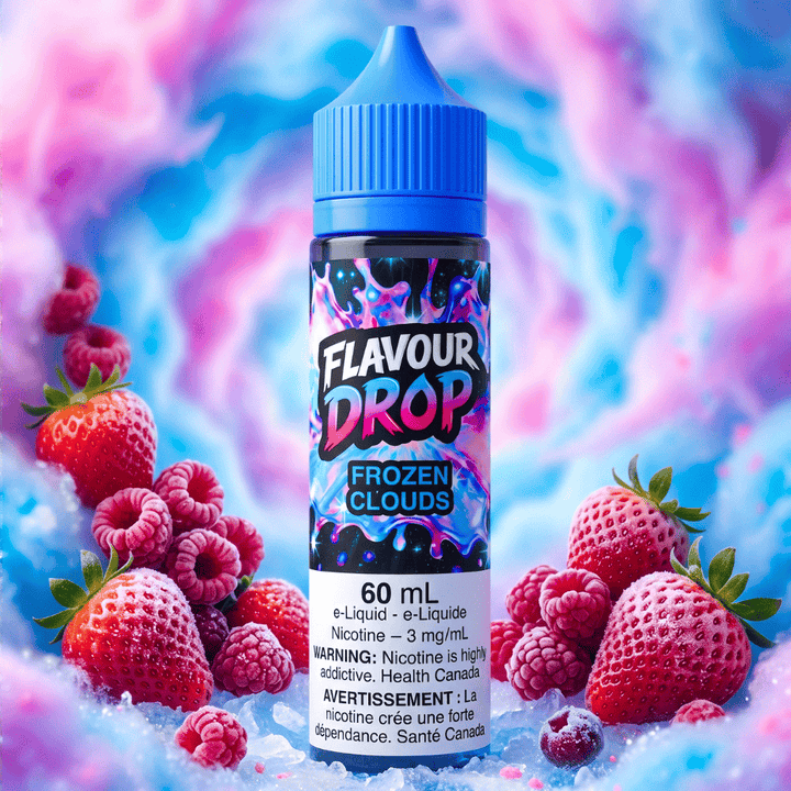 Flavour Drop E-Liquid - Frozen Clouds 60ml / 3mg Vape Superstore  Saskatchewan Canada