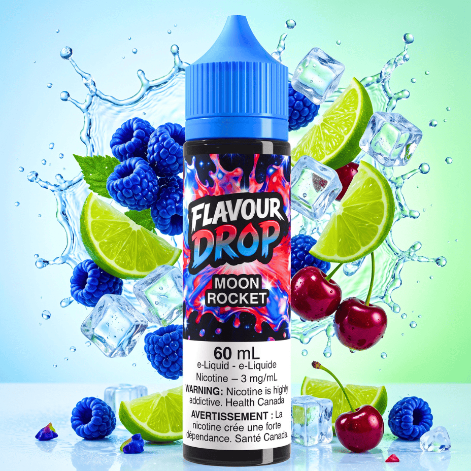 Flavour Drop E-Liquid - Moon Rocket 60ml / 3mg Vape Superstore  Saskatchewan Canada