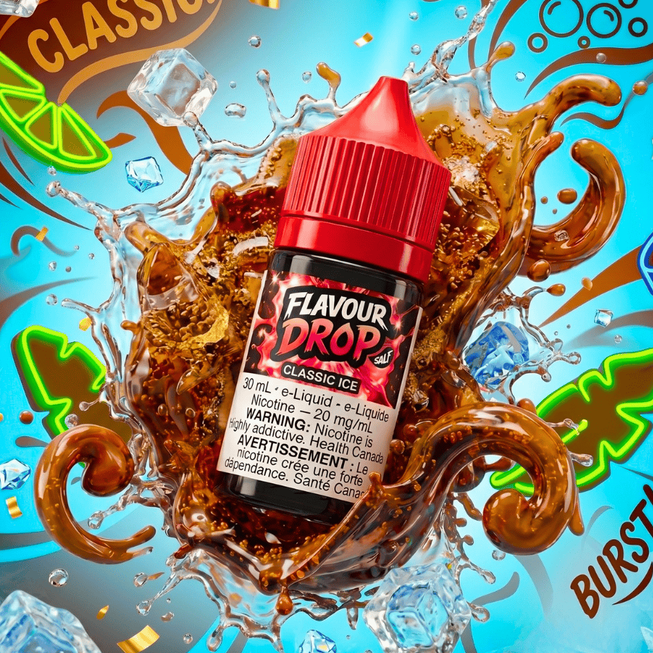 Flavour Drop Salts - Classic Ice 30mL / 20mg Vape Superstore  Saskatchewan Canada