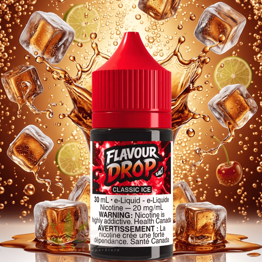 Flavour Drop Salts - Classic Ice 30mL / 20mg Vape Superstore  Saskatchewan Canada