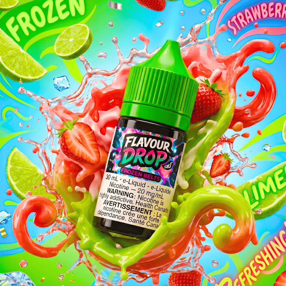 Flavour Drop Salts - Frozen Belts 30mL / 20mg Vape Superstore  Saskatchewan Canada
