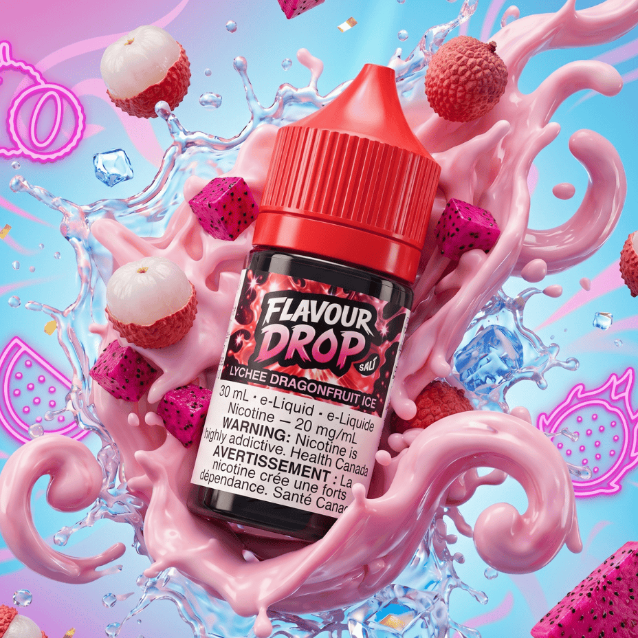 Flavour Drop Salts - Lychee Dragonfruit Ice 30mL / 20mg Vape Superstore  Saskatchewan Canada