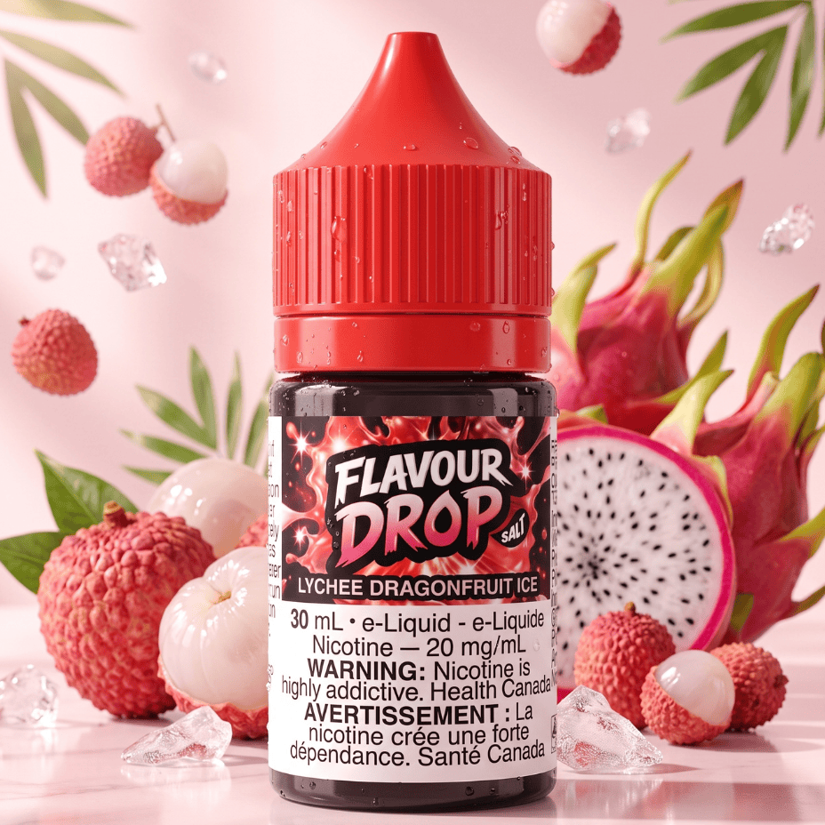 Flavour Drop Salts - Lychee Dragonfruit Ice 30mL / 20mg Vape Superstore  Saskatchewan Canada