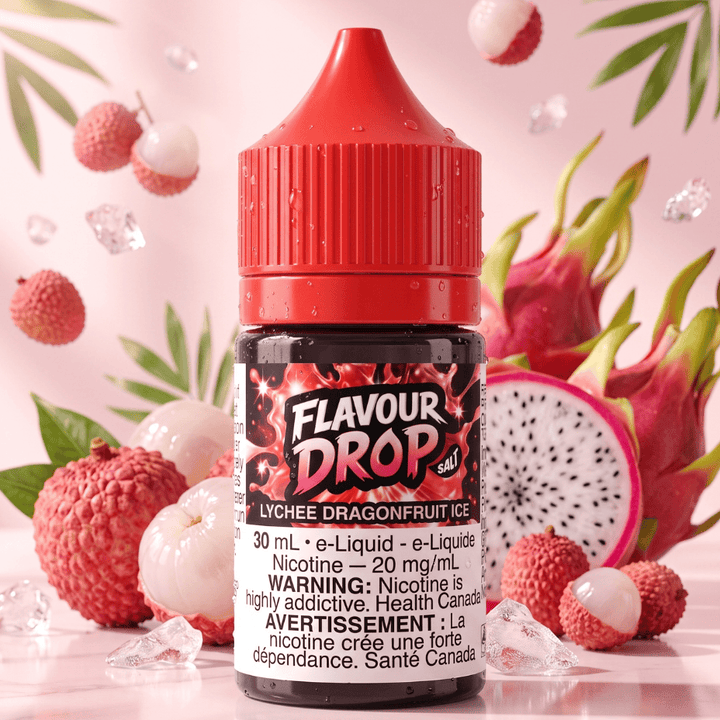 Flavour Drop Salts - Lychee Dragonfruit Ice 30mL / 20mg Vape Superstore  Saskatchewan Canada