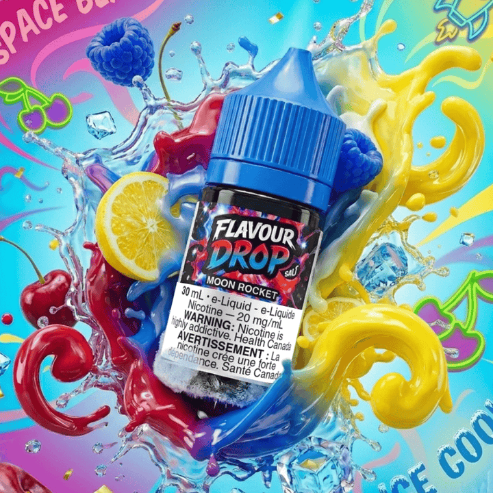 Flavour Drop Salts - Moon Rocket 30mL / 20mg Vape Superstore  Saskatchewan Canada