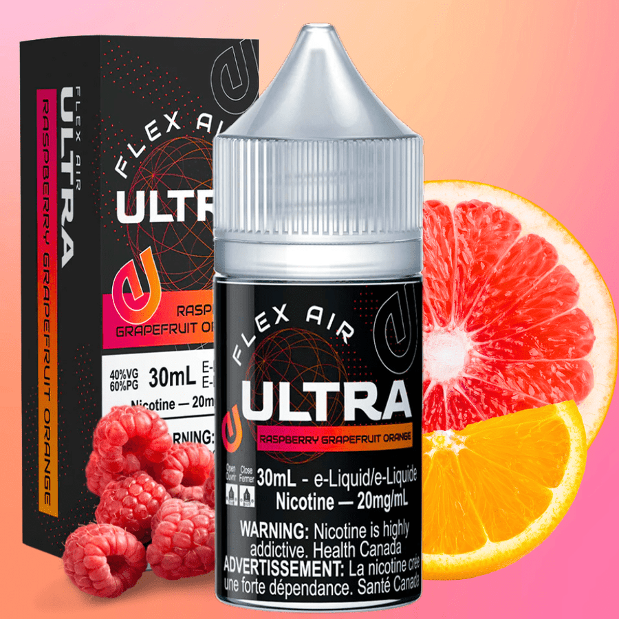 Flex Air Ultra Salt-Raspberry Grapefruit Orange Vape Superstore  Saskatchewan Canada