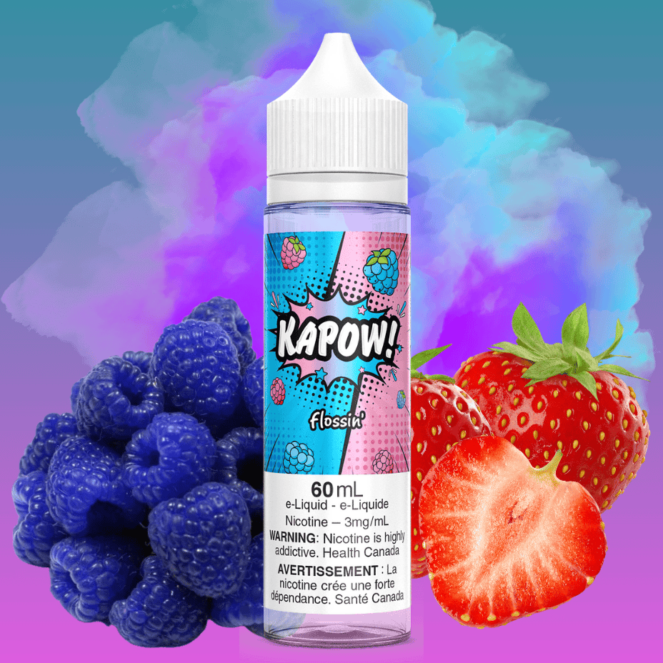 Flossin' by Kapow E-Liquid 60ml / 0mg Vape Superstore  Saskatchewan Canada