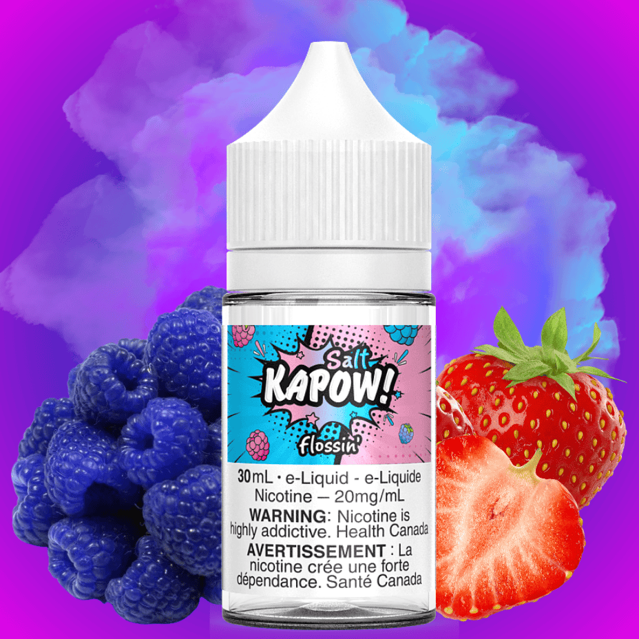 Flossin Salt by Kapow E-Liquid 12mg Vape Superstore  Saskatchewan Canada