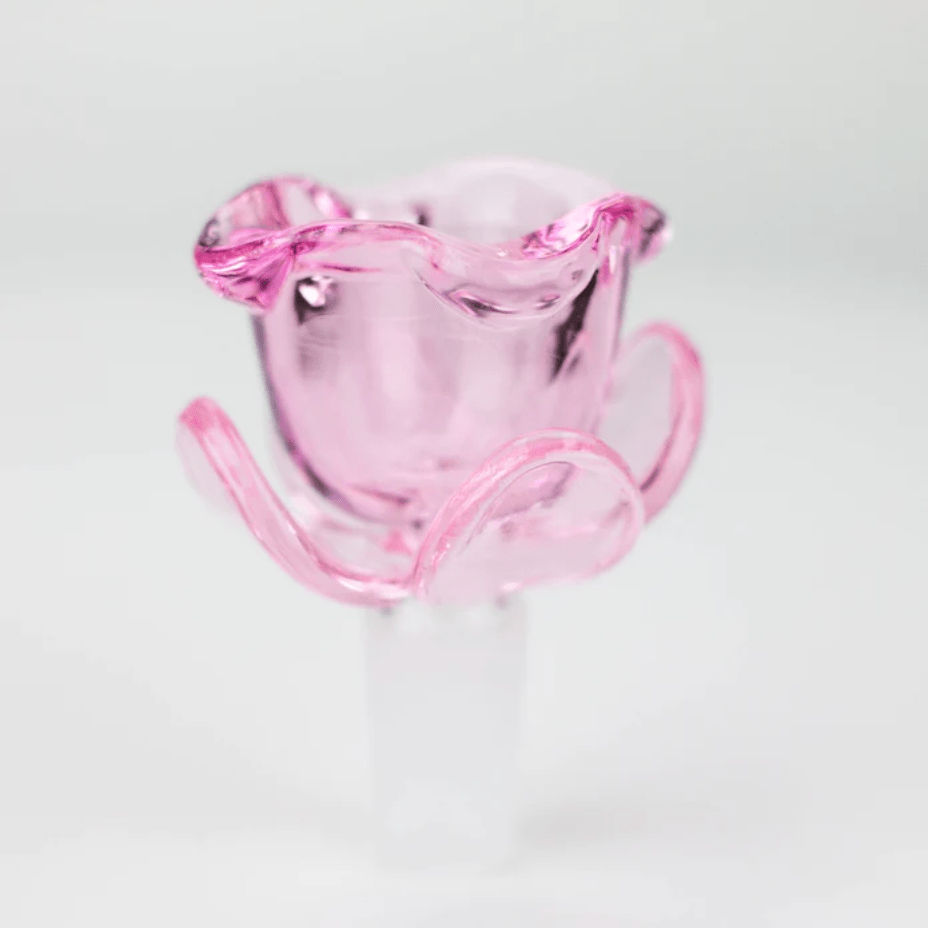 Flower Shape Glass Bowl Pink Vape Superstore  Saskatchewan Canada
