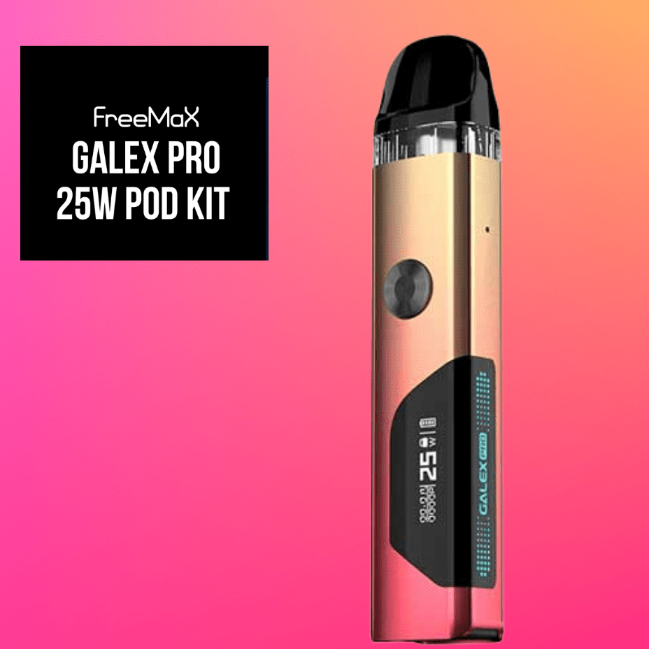 Freemax Galex Pro Pod Kit-25W Pink Gold Vapexcape Vape and Bong Shop Regina Saskatchewan
