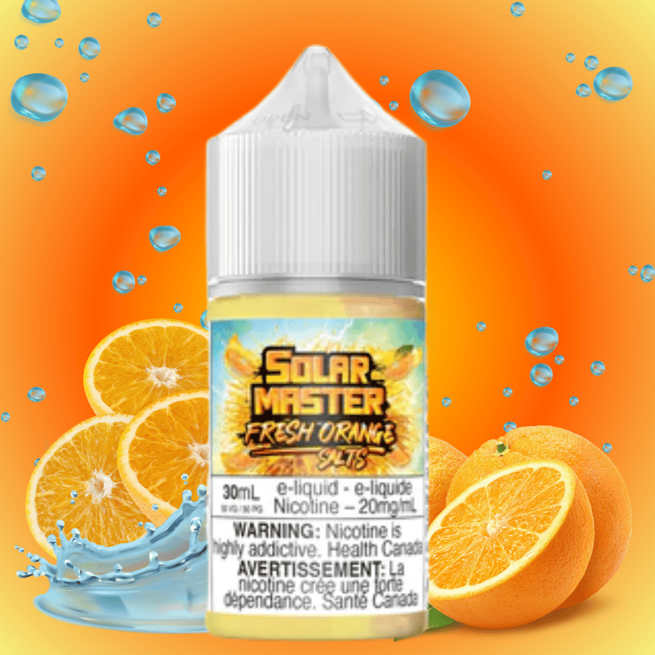 Fresh Orange by Solar Master Salt 10mg Vape Superstore  Saskatchewan Canada