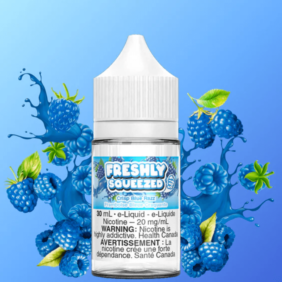 Fresh Squeezed Salt-Crisp Blue Razz 30ml / 12mg Vape Superstore  Saskatchewan Canada