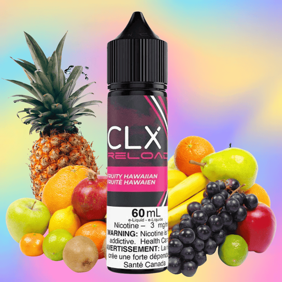 Fruity Hawaiian by CLX E-Liquid 60mL / 0mg Vape Superstore  Saskatchewan Canada