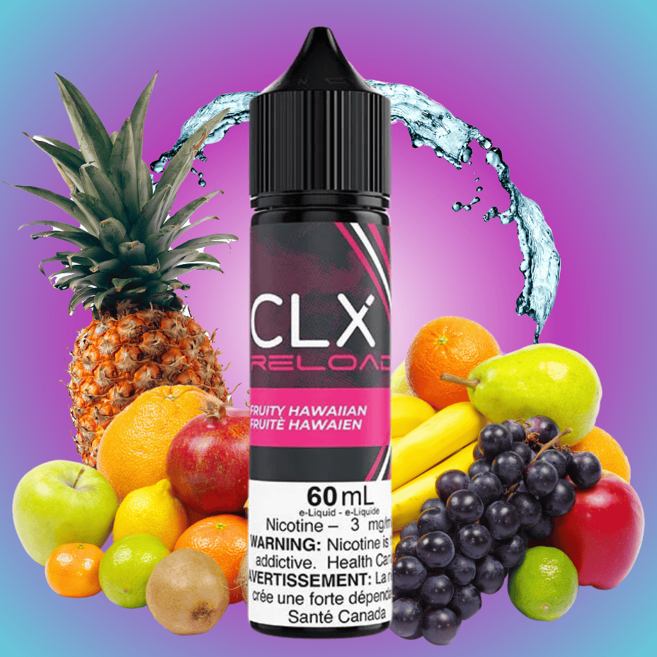 Fruity Hawaiian by CLX E-Liquid 60mL / 0mg Vape Superstore  Saskatchewan Canada