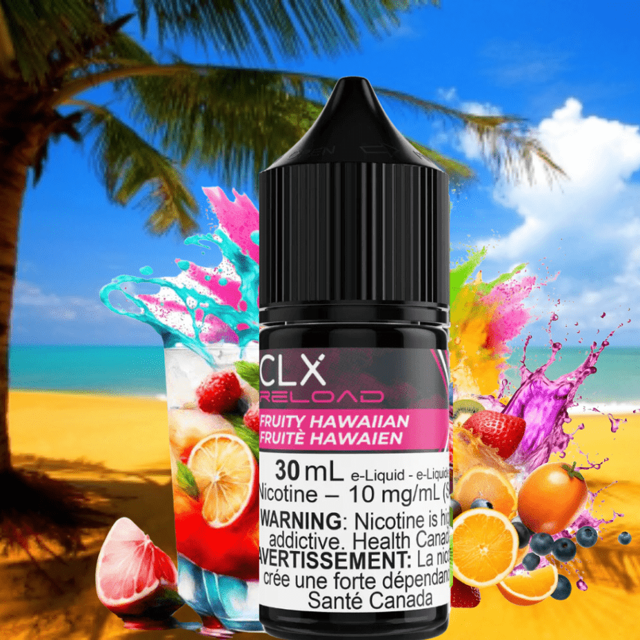 Fruity Hawaiian Salt by CLX Reload E-Liquid Vapexcape Vape and Bong Shop Regina Saskatchewan