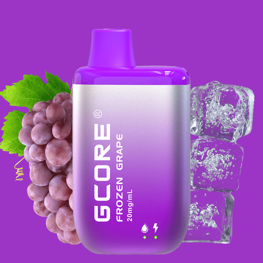 GCore Indicator 7000 Disposable Vape-Frozen Grape 7000 Puffs / 20mg Vapexcape Vape and Bong Shop Regina Saskatchewan